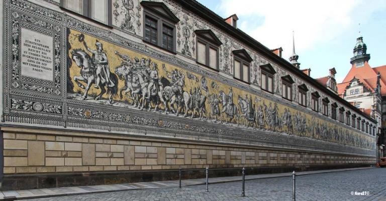 Zum Vergleich: Der "Fürstenzug" in Dresden
